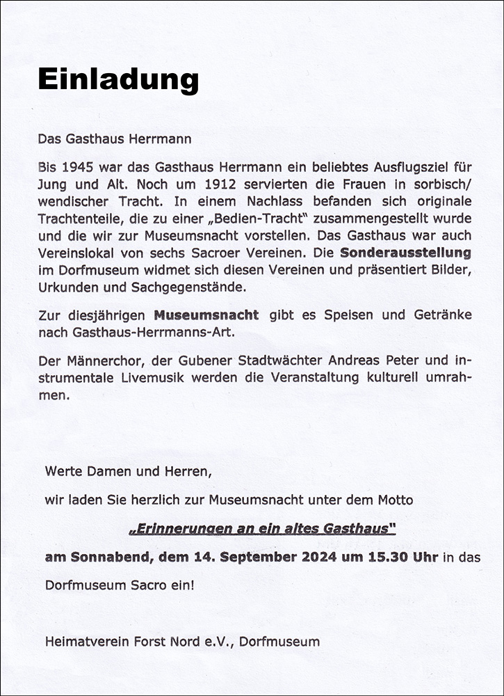 Einladung Museumsnacht