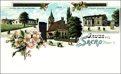 Ansichtskarte, Zieglers Brauerei und Tanzsaal